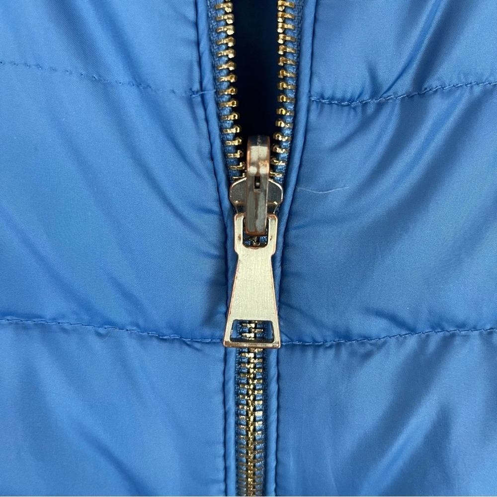 Massimo Dutti Reversible Lightweight Puffer Jacket Blue XL Activewear Outdoors - Picture 12 of 14